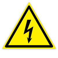 Знак w08 Опасность Поражения Электрическим Током