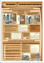 Информационный плакат Расследование несчастного случая на производстве