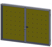 Станция для хранения блокирующих устройств и бирок ГАСЛОК BLST-1100x800-K