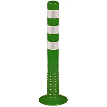 Гибкий сигнальный столбик (делиниатор) (Высота: 750мм. Размер основы: 80-220мм. Вес: 1.31 кг.) (Материал: Полиуретан)